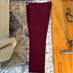 Banana Republic Men's Dark Red Chinos